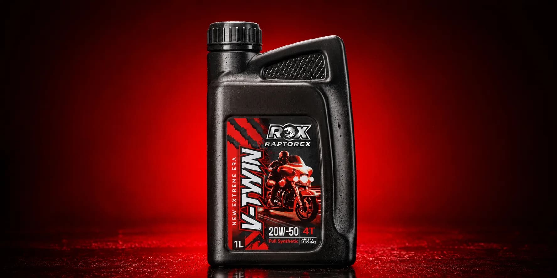 RAPTOREX V-TWIN four-stroke series banner